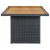 Set mobilier exterior cu perne, 9 piese, gri închis, poliratan GartenMobel Dekor