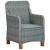 Set mobilier de exterior cu perne,7 piese,gri deschis,poliratan GartenMobel Dekor
