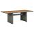 Set mobilier de exterior cu perne,7 piese,gri deschis,poliratan GartenMobel Dekor