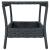Set mobilier grădină cu perne, 3 piese, gri închis, poliratan GartenMobel Dekor