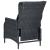 Set mobilier exterior cu perne, 9 piese, gri închis, poliratan GartenMobel Dekor