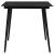 Set mobilier de exterior, 5 piese, negru, ratan PVC GartenMobel Dekor