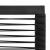 Set mobilier de exterior, 7 piese, negru, ratan PVC GartenMobel Dekor