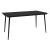 Set mobilier de grădină, 7 piese, negru, ratan PVC GartenMobel Dekor