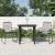 Set cu masă pentru grădină, 3 piese, PVC negru, ratan GartenMobel Dekor
