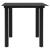 Set cu masă pentru grădină, 3 piese, PVC negru, ratan GartenMobel Dekor
