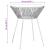 Set mobilier de exterior, 5 piese, negru, ratan PVC GartenMobel Dekor