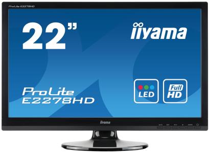 Monitor Refurbished Iiyama E2278HD, 22 Inch Full HD TN, VGA, DVI NewTechnology Media