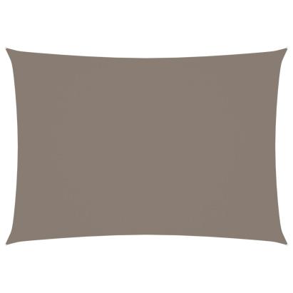 Pânză parasolar gri taupe 2,5x4 m textil oxford dreptunghiular GartenMobel Dekor