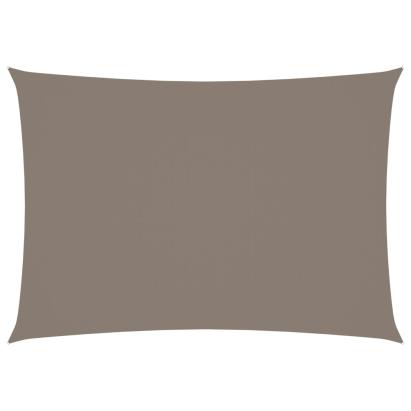 Pânză parasolar gri taupe 3x5 m țesătură oxford dreptunghiular GartenMobel Dekor