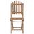 Set mobilier de exterior pliabil, cu perne, 5 piese, bambus GartenMobel Dekor