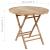 Set mobilier de exterior pliabil, cu perne, 5 piese, bambus GartenMobel Dekor