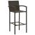 Set mobilier de bar de grădină, 3 piese, maro, poliratan GartenMobel Dekor