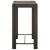 Set mobilier bar de grădină cu perne, 7 piese, maro, poliratan GartenMobel Dekor