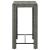 Set mobilier bar de grădină cu perne, 7 piese, gri, poliratan GartenMobel Dekor