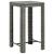 Set mobilier bar de exterior cu perne, 3 piese, gri, poliratan GartenMobel Dekor