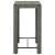 Set mobilier bar de grădină cu perne, 5 piese, gri, poliratan GartenMobel Dekor