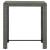 Set mobilier bar de grădină cu perne, 5 piese, gri, poliratan GartenMobel Dekor