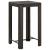 Set bar exterior cu cotieră, 5 piese, maro, poliratan GartenMobel Dekor