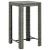 Set bar exterior cu cotieră, 5 piese, gri, poliratan GartenMobel Dekor