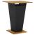 Set mobilier bar de grădină cu perne, 5 piese, negru, poliratan GartenMobel Dekor