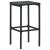 Set mobilier bar de grădină cu perne, 9 piese, negru, poliratan GartenMobel Dekor