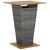 Set mobilier bar de grădină cu perne, 5 piese, gri, poliratan GartenMobel Dekor