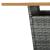 Set mobilier bar de grădină cu perne, 5 piese, gri, poliratan GartenMobel Dekor