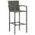 Set mobilier bar de grădină, 5 piese, gri GartenMobel Dekor