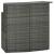 Set mobilier bar de grădină cu perne, 3 piese, gri GartenMobel Dekor