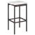 Set mobilier bar de grădină cu perne, 5 piese, maro, poliratan GartenMobel Dekor
