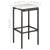 Set mobilier bar de grădină cu perne, 5 piese, maro, poliratan GartenMobel Dekor
