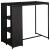 Set mobilier bar de grădină cu perne, 5 piese, negru, poliratan GartenMobel Dekor