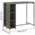 Set mobilier bar de grădină cu perne, 5 piese, gri, poliratan GartenMobel Dekor