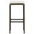 Set mobilier bar de grădină cu perne, 4 piese, maro, poliratan GartenMobel Dekor