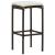 Set mobilier bar de grădină cu perne, 4 piese, maro, poliratan GartenMobel Dekor