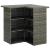 Set mobilier bar de grădină, cu perne, 4 piese, gri, poliratan GartenMobel Dekor
