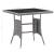 Set mobilier de grădină, gri, 3 piese, antracit, poli ratan GartenMobel Dekor