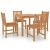 Set mobilier grădină, 5 piese, lemn masiv de tec GartenMobel Dekor