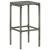 Set mobilier bar de grădină cu perne, 5 piese, gri, poliratan GartenMobel Dekor