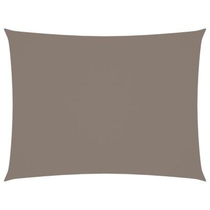 Parasolar din țesătură oxford, gri taupe, 2,5 x 3,5 m, dreptunghiular GartenMobel Dekor