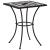 Set de bistro mozaic, 3 piese, negru & alb, placă ceramică GartenMobel Dekor