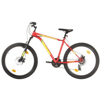 Bicicletă montană cu 21 viteze, roată 27,5 inci, roșu, 42 cm GartenMobel Dekor