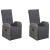 Set mobilier de grădină, 5 piese, gri GartenMobel Dekor