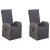 Set mobilier de grădină, 7 piese, gri GartenMobel Dekor