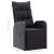 Set mobilier de grădină, 7 piese, negru GartenMobel Dekor