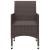 Set mobilier de grădină, 3 piese, maro GartenMobel Dekor