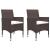 Set mobilier de grădină, 3 piese, maro GartenMobel Dekor