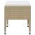 Set mobilier de grădină, 5 piese, bej GartenMobel Dekor