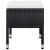 Set mobilier de grădină, 5 piese, negru GartenMobel Dekor